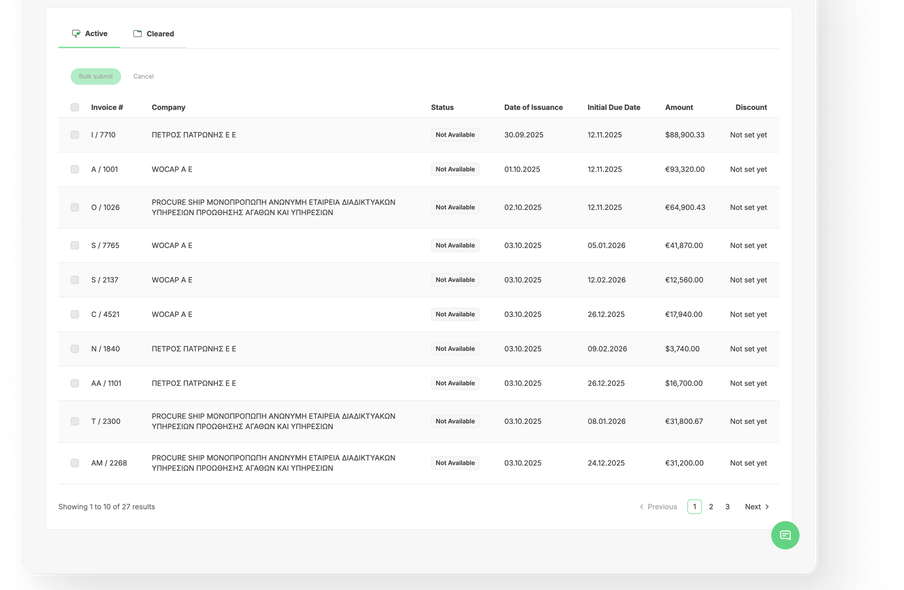 Step 1: smart invoice upload